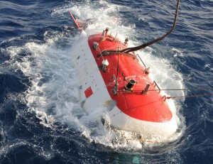 The support ship Xiangyanghong 09 of China's deep-sea manned submersible Jiaolong, is seen in southwestern Indian Ocean on Jan 29, 2015. Photo Xinhua